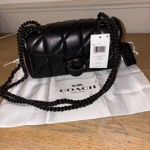 Coach Tabby Black Quilted Women's Bag 20